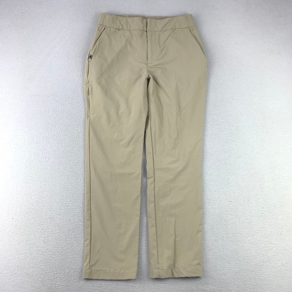 FIGS PRO Scrub Pants‎ Women Small Petite Tan Khaki Straight Leg Cargo